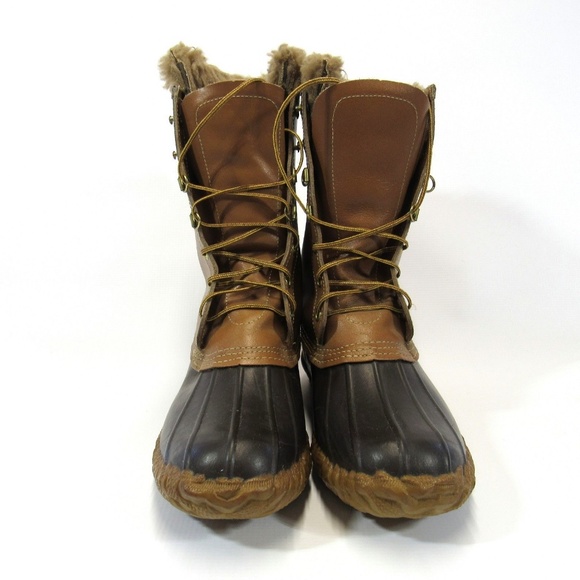 Vintage LaCrosse Duck Boots Tall Lace Up Mens 8 main image 5